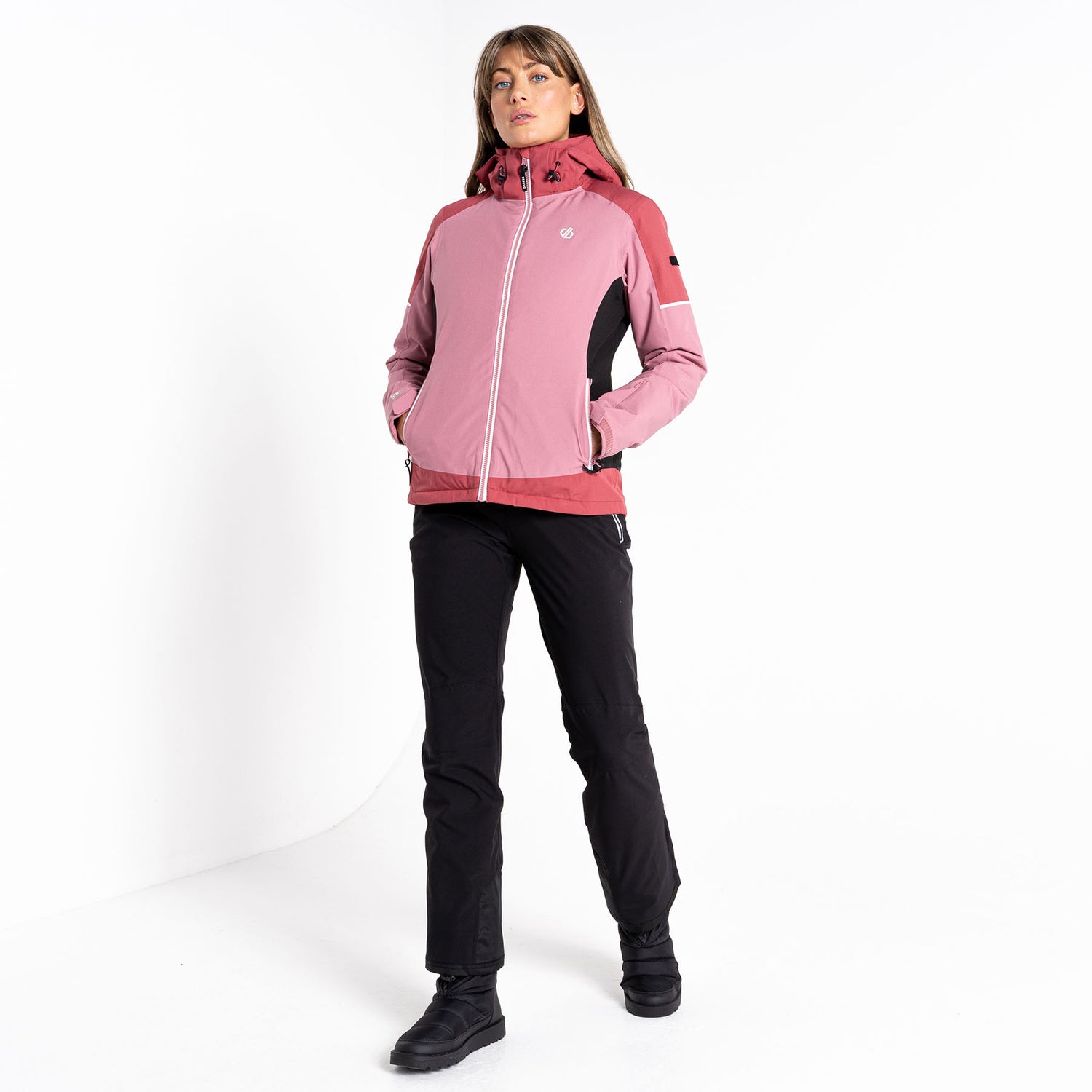 Dare 2b Women's Enliven Ski Jacket Canton Green/Orion Grey / 8-Canton Green/Orion Grey / 10-Canton Green/Orion Grey / 12-Canton Green/Orion Grey / 14-Canton Green/Orion Grey / 16 #- 53 Degrees North 