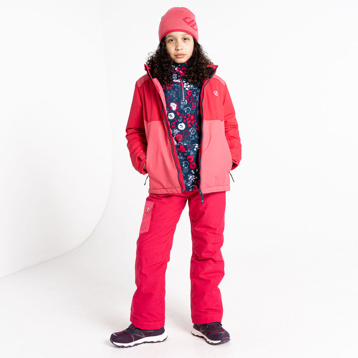 Dare 2b Kids' Impose III Ski Jacket #color_virtual-pink-geranium-pink