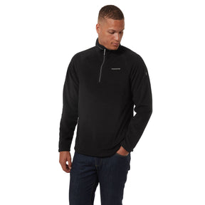 Craghoppers Men's Corey VI Half Zip Fleece Pullover Black / Small-Black / Medium-Black / Large-Black / X-Large-Black / XX-Large #- 53 Degrees North 