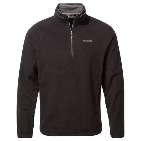 Craghoppers Men's Corey VI Half Zip Fleece Pullover Black / Small-Black / Medium-Black / Large-Black / X-Large-Black / XX-Large #- 53 Degrees North 