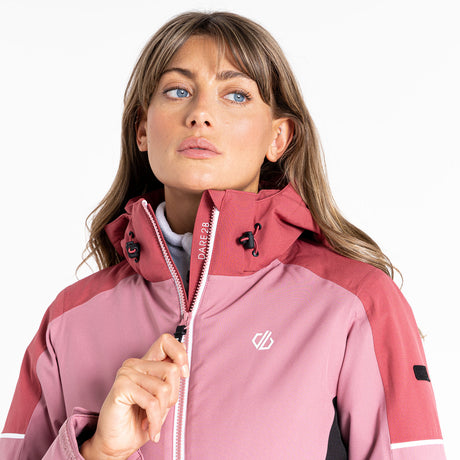 Dare 2b Women's Enliven Ski Jacket Canton Green/Orion Grey / 8-Canton Green/Orion Grey / 10-Canton Green/Orion Grey / 12-Canton Green/Orion Grey / 14-Canton Green/Orion Grey / 16 #- 53 Degrees North 