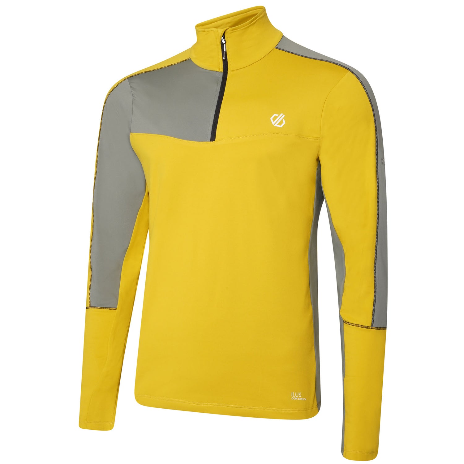 Dare 2b Men's Dignify II Core Stretch Midlayer Top Lichen Green/Black / Small-Lichen Green/Black / Medium-Lichen Green/Black / Large-Lichen Green/Black / X-Large-Lichen Green/Black / XX-Large #- 53 Degrees North 