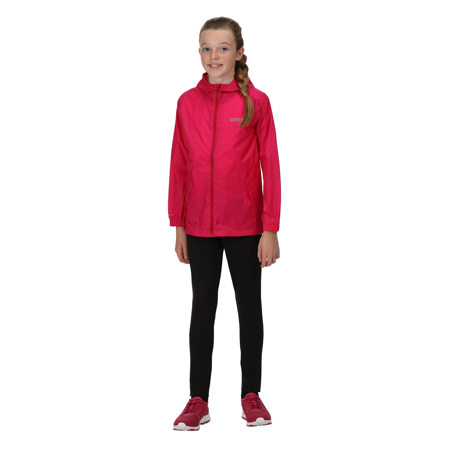 Regatta Kids' Pack-It Waterproof Packaway Jacket | 53 Degrees North