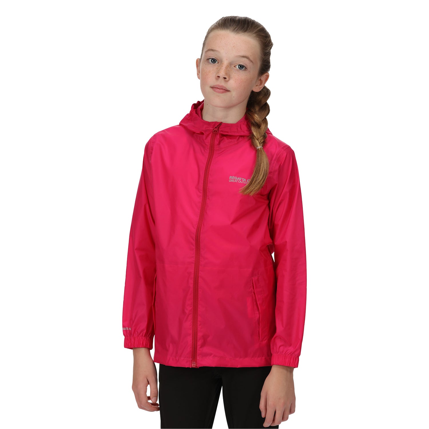Regatta Kids' Pack-It Waterproof Packaway Jacket | 53 Degrees North