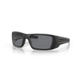Oakley Fuel Cell Grey Polarized Sunglasses Matte Black #- 53 Degrees North 