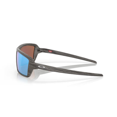 Oakley Cables Prizm Deep Water Polar Sunglasses Woodgrain #- 53 Degrees North 