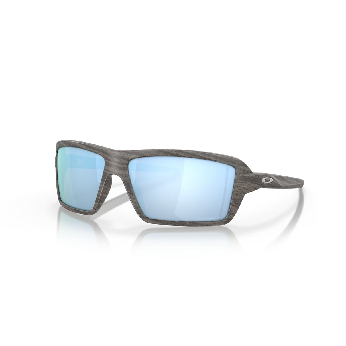 Oakley Cables Prizm Deep Water Polar Sunglasses Woodgrain #- 53 Degrees North 