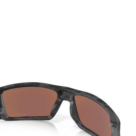 Oakley Heliostat Prizm Deep Water Polarized Sunglasses Matte Black Camo #- 53 Degrees North 