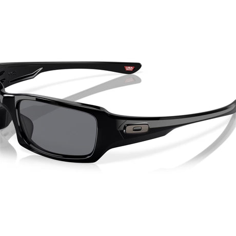 Oakley Fives Squared Grey Sunglasses Polished Black #- 53 Degrees North 