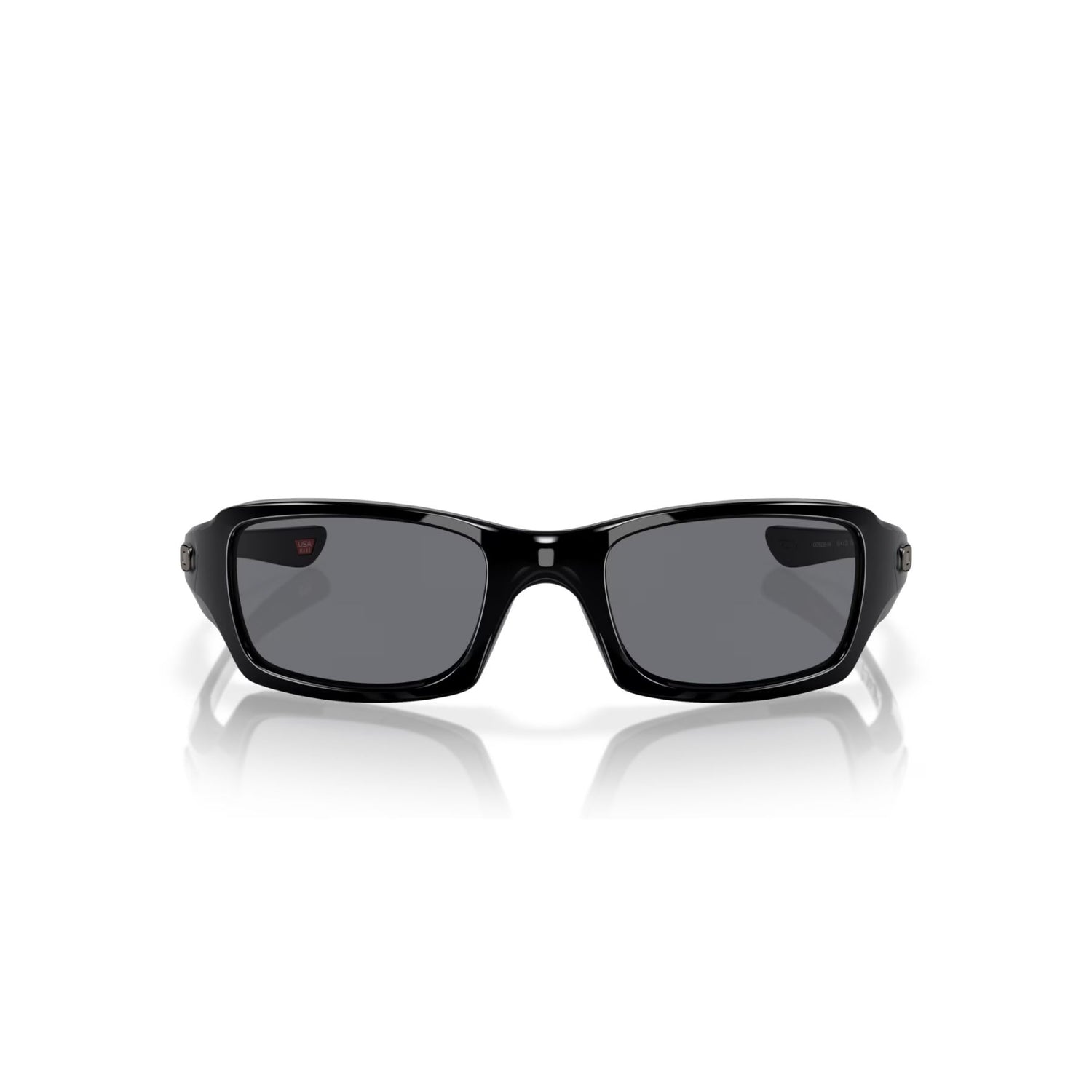 Oakley Fives Squared Grey Sunglasses Polished Black #- 53 Degrees North 