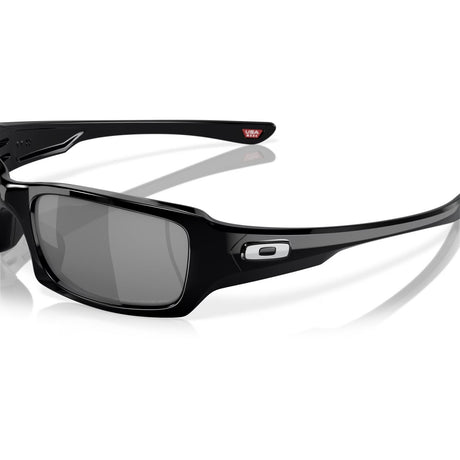 Oakley Fives Squared Black Iridium Polarized Sunglasses Polished Black #- 53 Degrees North 