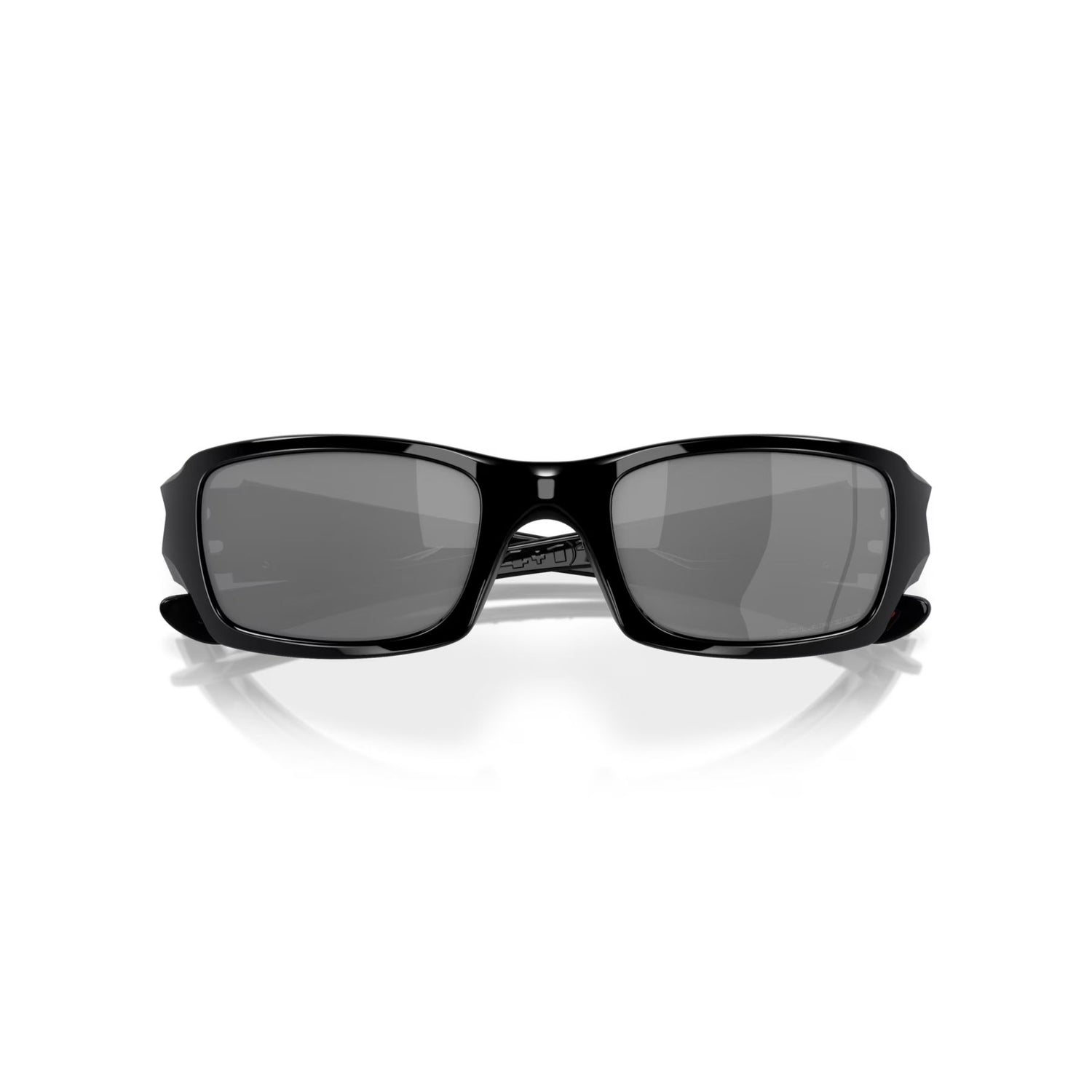 Oakley Fives Squared Black Iridium Polarized Sunglasses Polished Black #- 53 Degrees North 