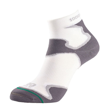 1000 Mile Men's Fusion Double Layer Anklet Socks White / Medium-White / Large - 53 Degrees North 
