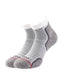 1000 Mile Men's Run Anklet Single Layer Socks - Pack of 2 White / Medium-White / Large-White / X-Large - 53 Degrees North 