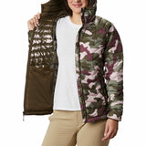 Columbia Women's Powder Lite Hooded Jacket Green / 8-Green / 10-Green / 12-Green / 14 #- 53 Degrees North 