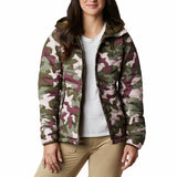 Columbia Women's Powder Lite Hooded Jacket Green / 8-Green / 10-Green / 12-Green / 14 #- 53 Degrees North 