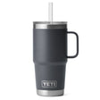 YETI Rambler 25 oz (710 ml) Mug with Straw Lid Tropical Pink-Cherry Blossom-White-Navy-Charcoal #- 53 Degrees North 