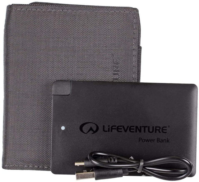 Lifeventure Lifeventure RFiD Charger Wallet Grey / One Size #- 53 Degrees North 