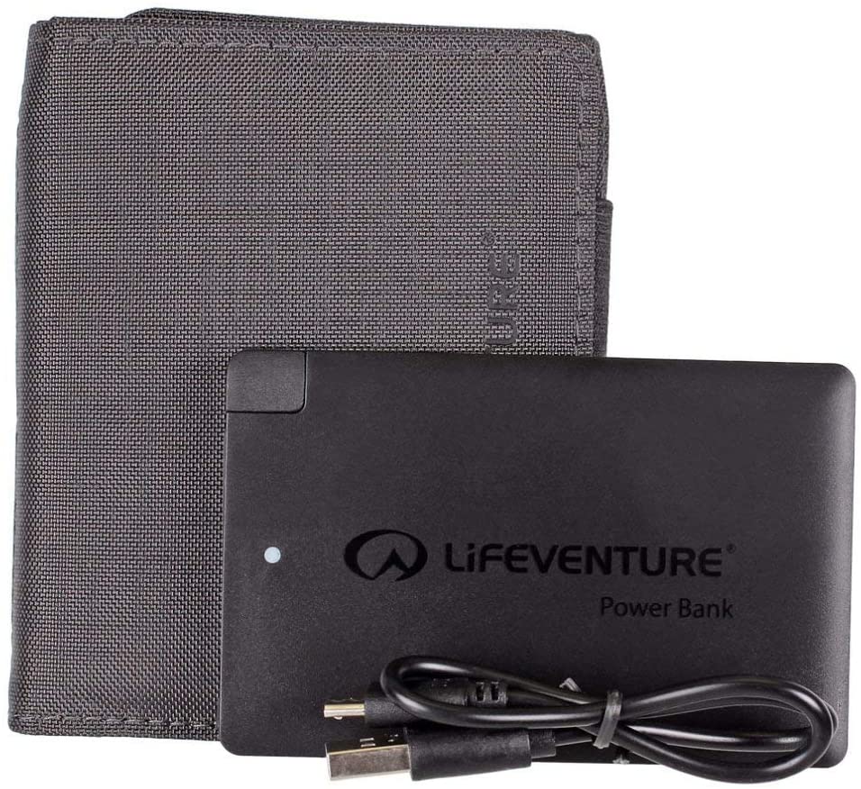 Lifeventure Lifeventure RFiD Charger Wallet Grey / One Size #- 53 Degrees North 
