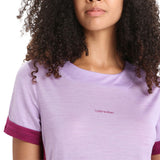 Icebreaker Women's Zoneknit Short Sleeve Tee #color_purple-gaze-go-berry-cb