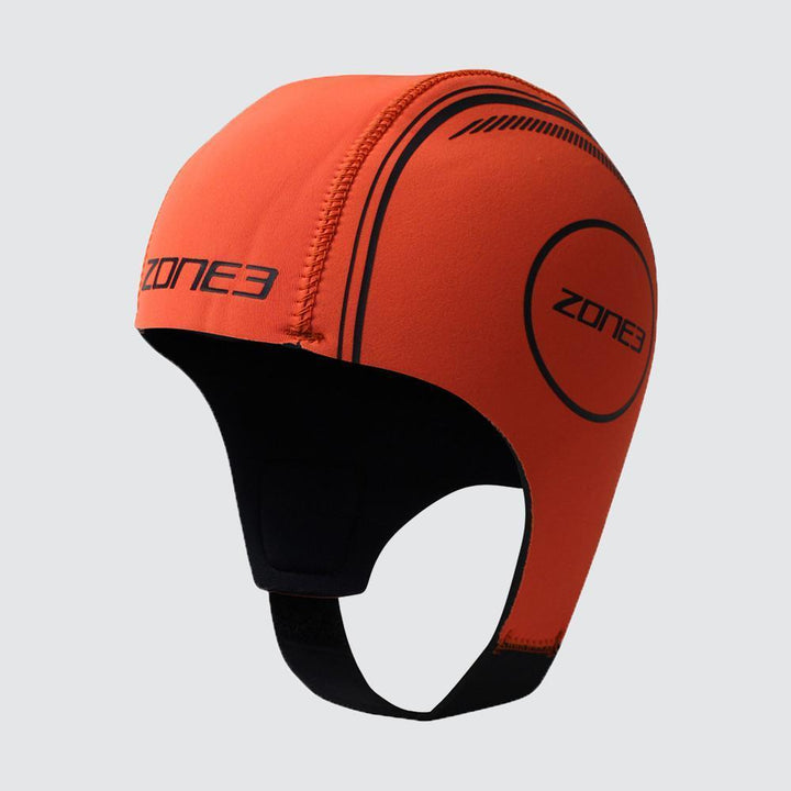 Neoprene Swim Cap - Orange - Zone3 - NA18UNSC113/ORG/1S