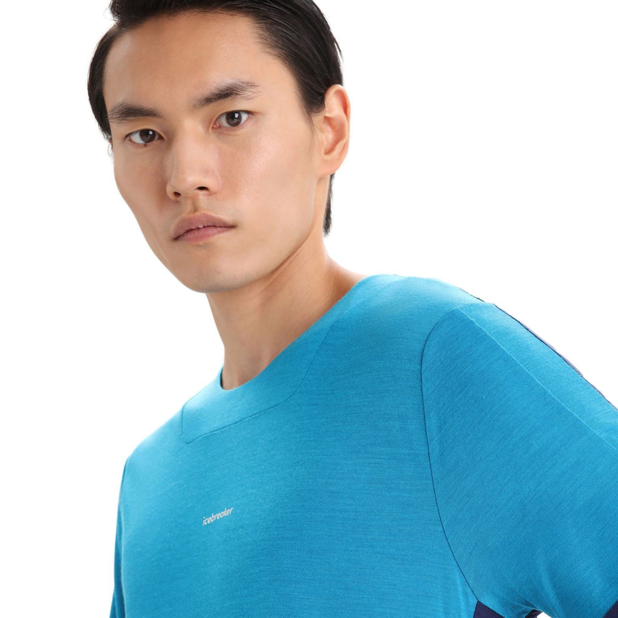 Icebreaker Men's Zoneknit Short Sleeve T-Shirt Metro Heather / Small-Metro Heather / Medium-Metro Heather / Large-Metro Heather / X-Large-Geo Blue/Royal Blue/CB / Small #- 53 Degrees North 