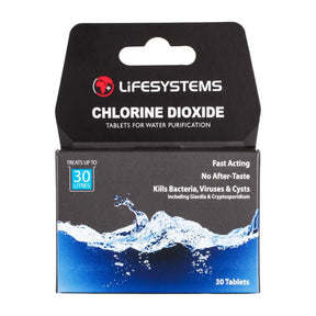 Lifesystems Chlorine Dioxide Water Purification Tablets - 30 Tablets Default Title #- 53 Degrees North 