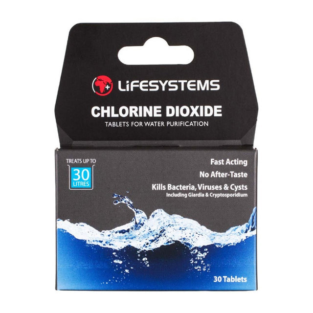 Lifesystems Chlorine Dioxide Water Purification Tablets - 30 Tablets Default Title #- 53 Degrees North 