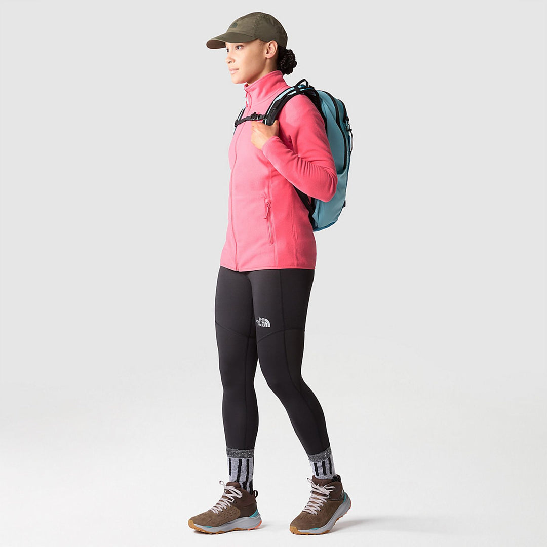 The North Face Women's 100 Glacier Full Zip #color_cosmo-pink