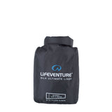Lifeventure Silk Ultimate Sleeping Bag Liner Black / Mummy #- 53 Degrees North 