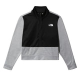 The North Face Women's Plus MA 1/4 Zip Fleece - TNF Light Grey Heather/TNF Black Black / 16-18-Black / 20-22-Black / 24-26 #- 53 Degrees North 