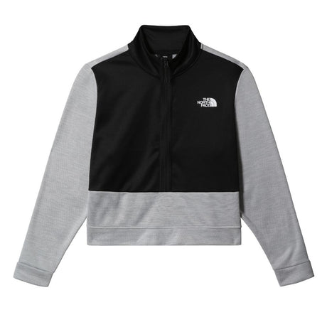 The North Face Women's Plus MA 1/4 Zip Fleece - TNF Light Grey Heather/TNF Black Black / 16-18-Black / 20-22-Black / 24-26 #- 53 Degrees North 
