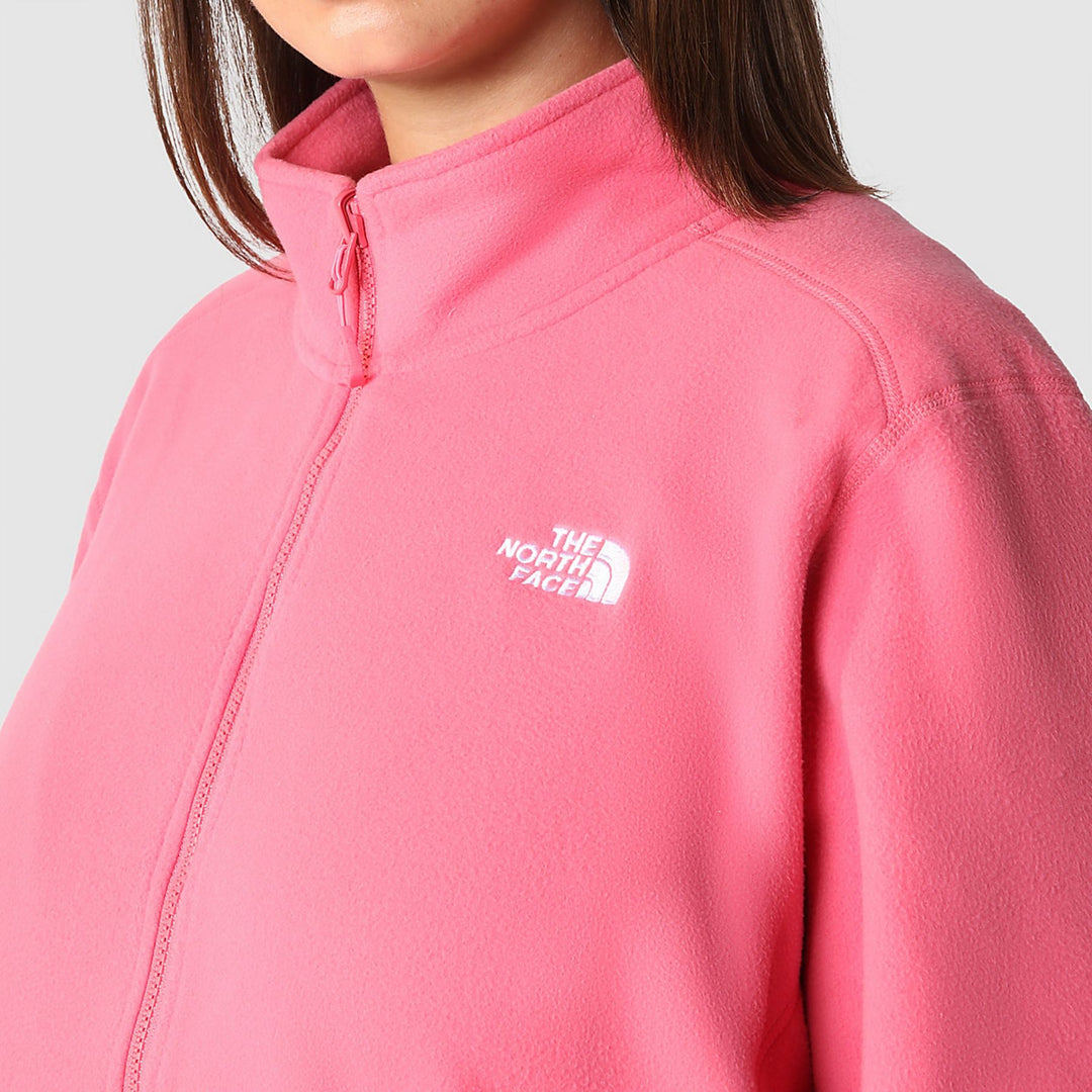 The North Face Women's Plus 100 Glacier Full Zip #color_cosmo-pink