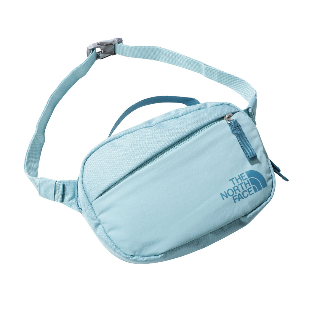 The North Face Women's Isabella Hip Pack #color_reef-water-dark-heather-blue-coral