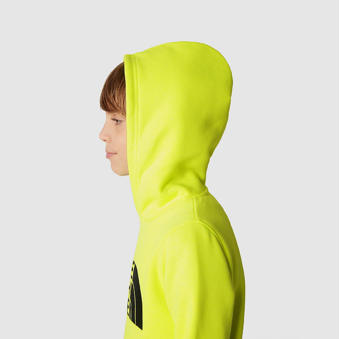 The North Face Boy's Drew Peak Pullover Hoodie #color_led-yellow