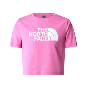 The North Face Girls' Short Sleeve Crop Easy T-Shirt Super Pink / Age 7-8-Super Pink / Age 9-10-Super Pink / Age 11-12-Super Pink / Age 13-14 #- 53 Degrees North 