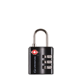 Lifeventure TSA Combination Lock Black #- 53 Degrees North 