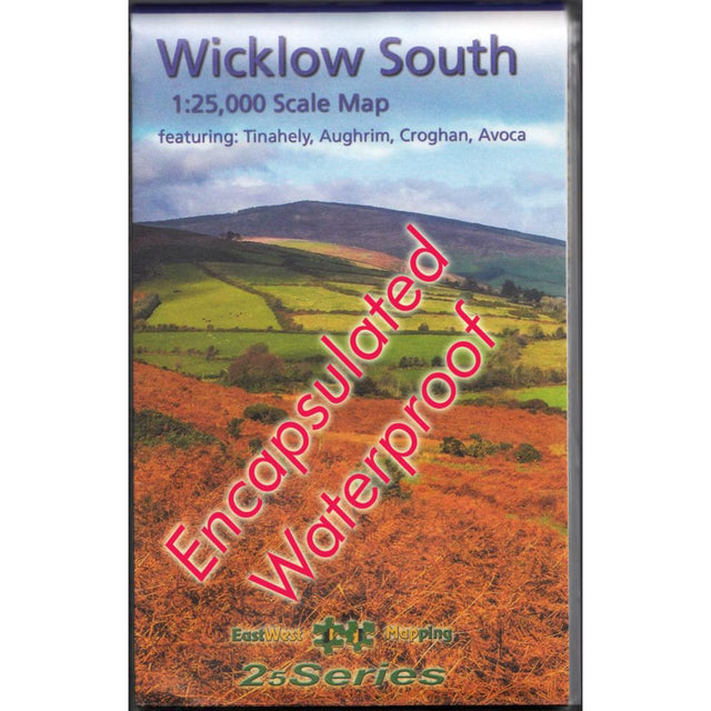 EastWest Mapping Wicklow South Waterproof Map Default Title #- 53 Degrees North 