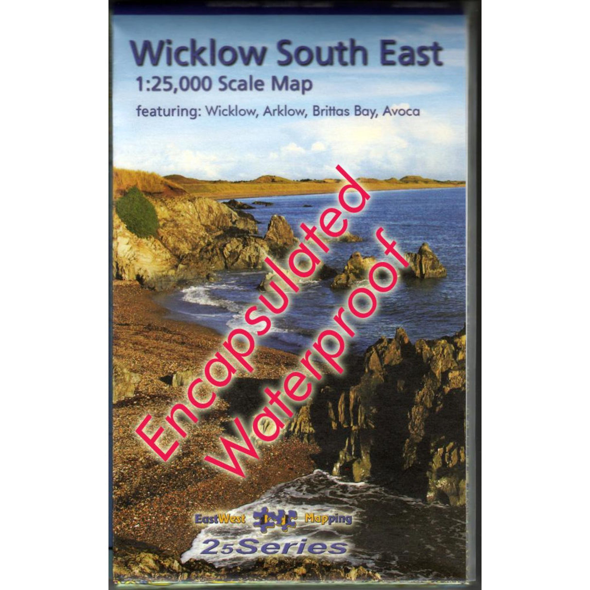 EastWest Mapping Wicklow South East Waterproof Map Default Title #- 53 Degrees North 