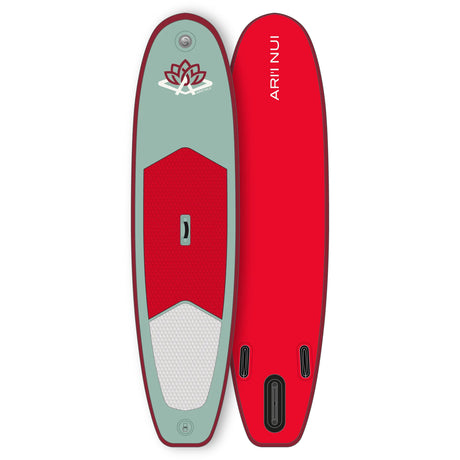 Ari'i Nui Mahana 10'0" Stand Up Paddleboard Aqua/Slate-Moss/Red #- 53 Degrees North 