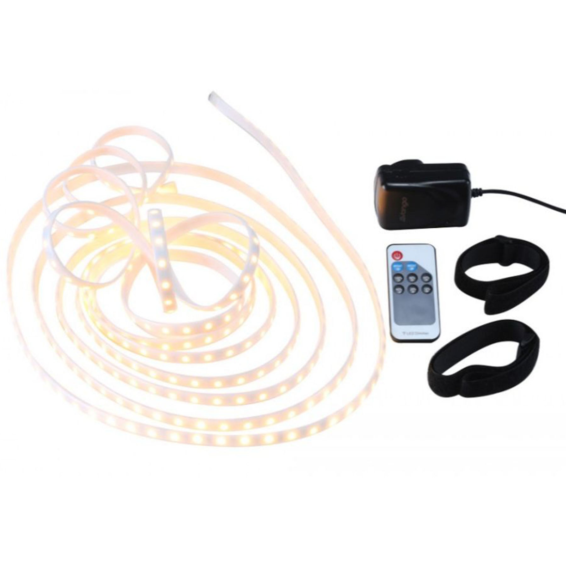 Tent led light outlet system