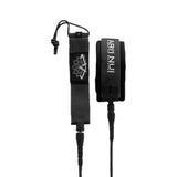 Ari'i Nui Coiled Knee Leash - 9mm Black - 53 Degrees North 