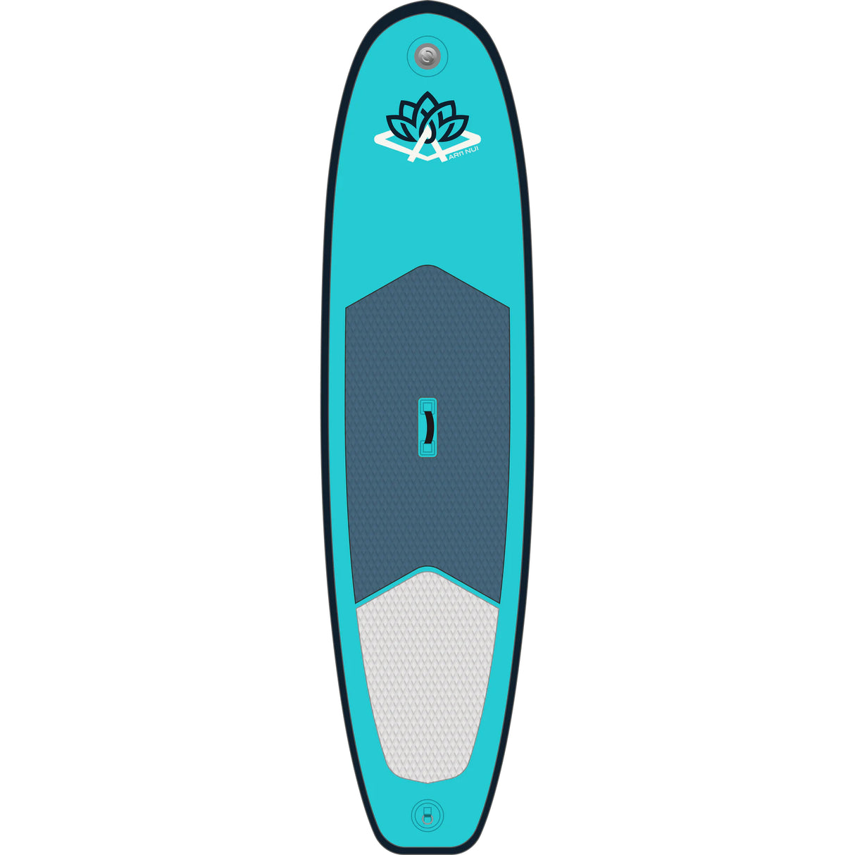Ari'i Nui Mahana 10'0" Stand Up Paddleboard Aqua/Slate-Moss/Red - 53 Degrees North 