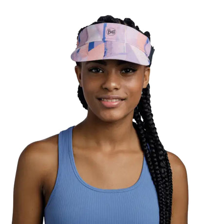 BUFF Go Visor Shane Lilac-Solid Black - 53 Degrees North 