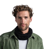 BUFF Merino Lightweight Neckwear Multistripes Tempest-Solid Pansy-Cloud Matewa-Solid Black-Solid Light Grey - 53 Degrees North 