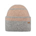 Barts Women's Premium Ounaa Beanie Heather Grey-Orchid - 53 Degrees North 
