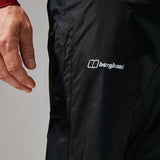 Berghaus Men's Deluge 2.0 Waterproof Trousers Black / Small / Short-Black / Small / Regular-Black / Small / Long-Black / Medium / Short-Black / Medium / Regular - 53 Degrees North 