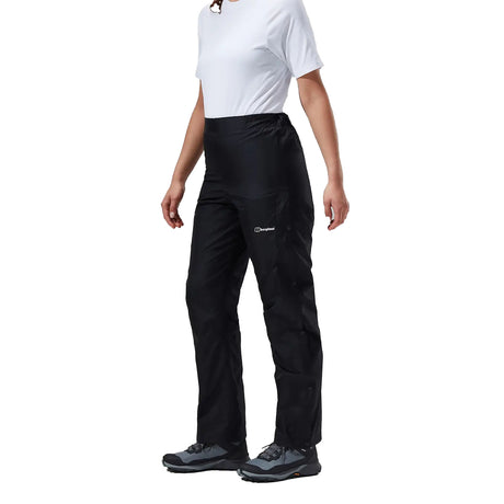 Berghaus Women's Deluge 2.0 Waterproof Trousers Black / X-Small / Short-Black / X-Small / Regular-Black / Small / Short-Black / Small / Regular-Black / Medium / Short - 53 Degrees North 