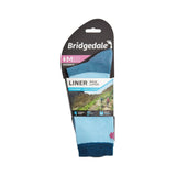 Bridgedale Women's Liner Base Layer Coolmax - Pack of 2 Sky / Small-Sky / Medium-Sky / Large - 53 Degrees North 