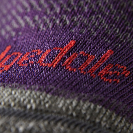 Bridgedale Women's Ultra Light Merino Performance 3/4 Cew Socks Aubergine / Small-Aubergine / Medium-Aubergine / Large - 53 Degrees North 